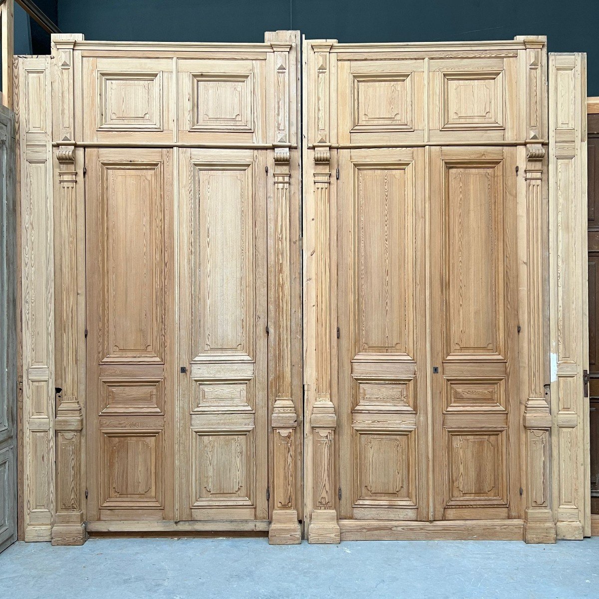 Facade Of Double Cupboard Door In Napoleon III Style