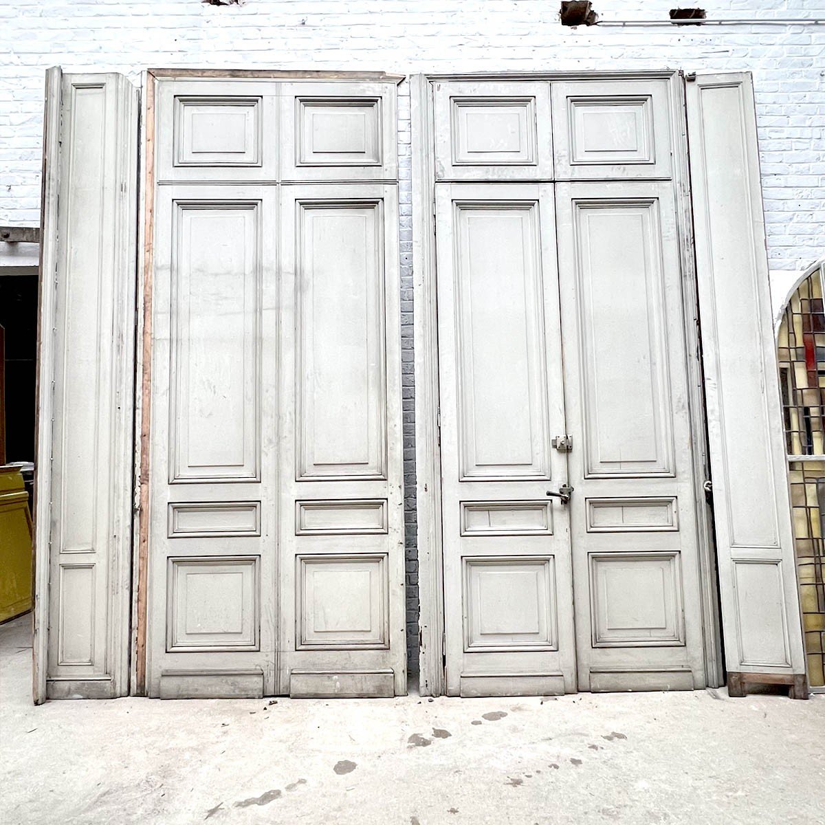 Haussmannian Woodwork With Its Double Door