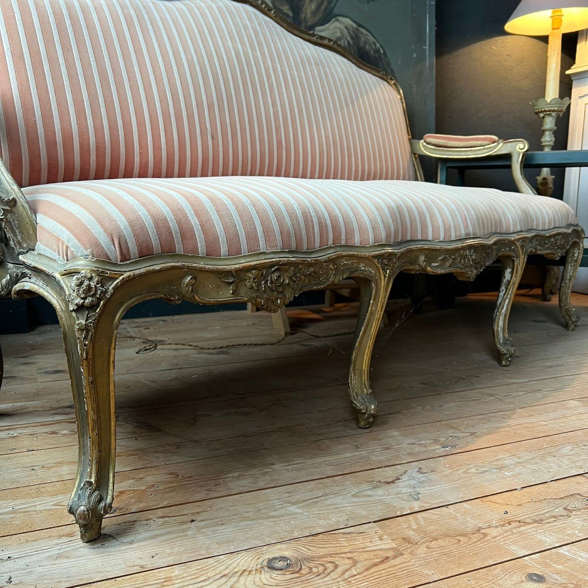 Old Louis XV Style Bench-photo-3