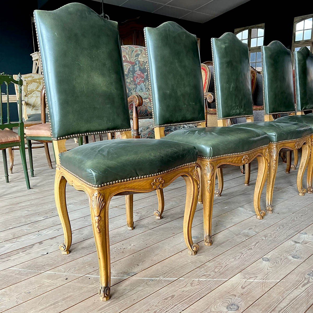 Lot De Chaises D’esprit Louis XV-photo-4