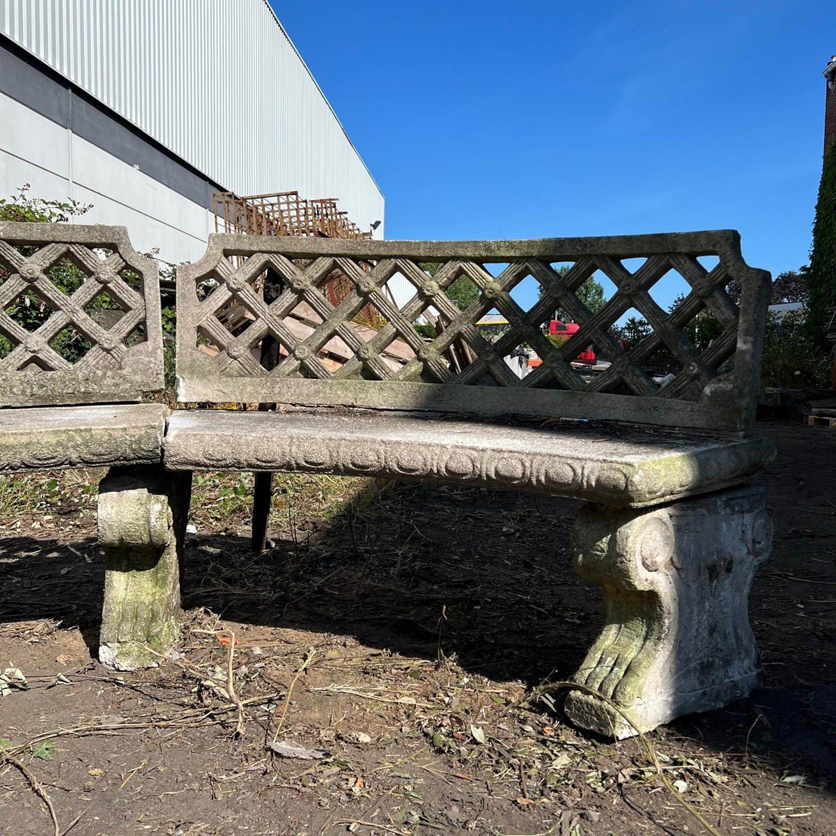 Banc En Pierre Reconstituées-photo-3