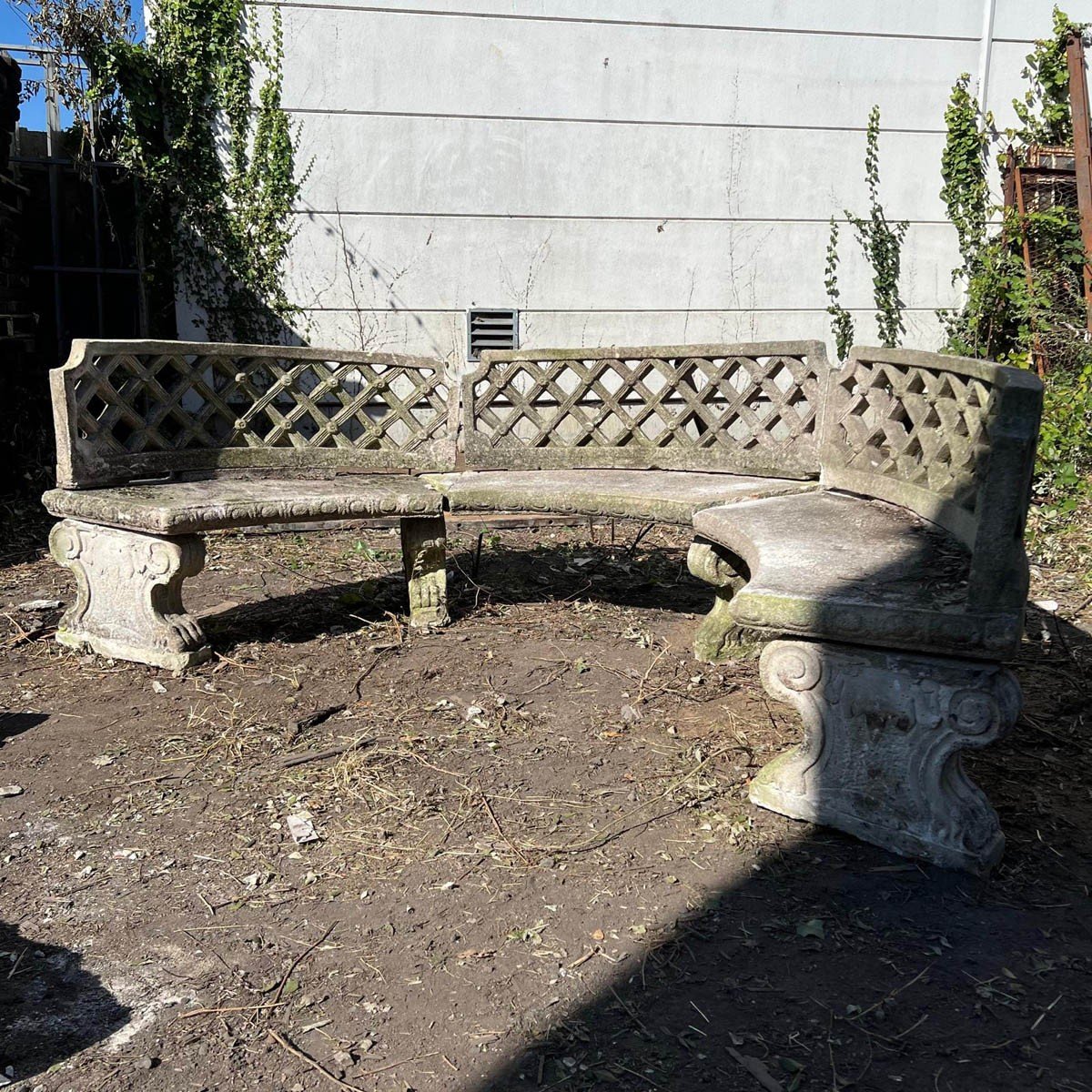 Banc En Pierre Reconstituées