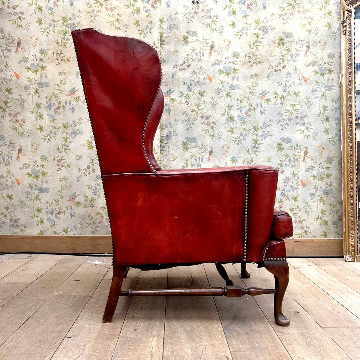 Fauteuil Chesterfield Rouge-photo-3