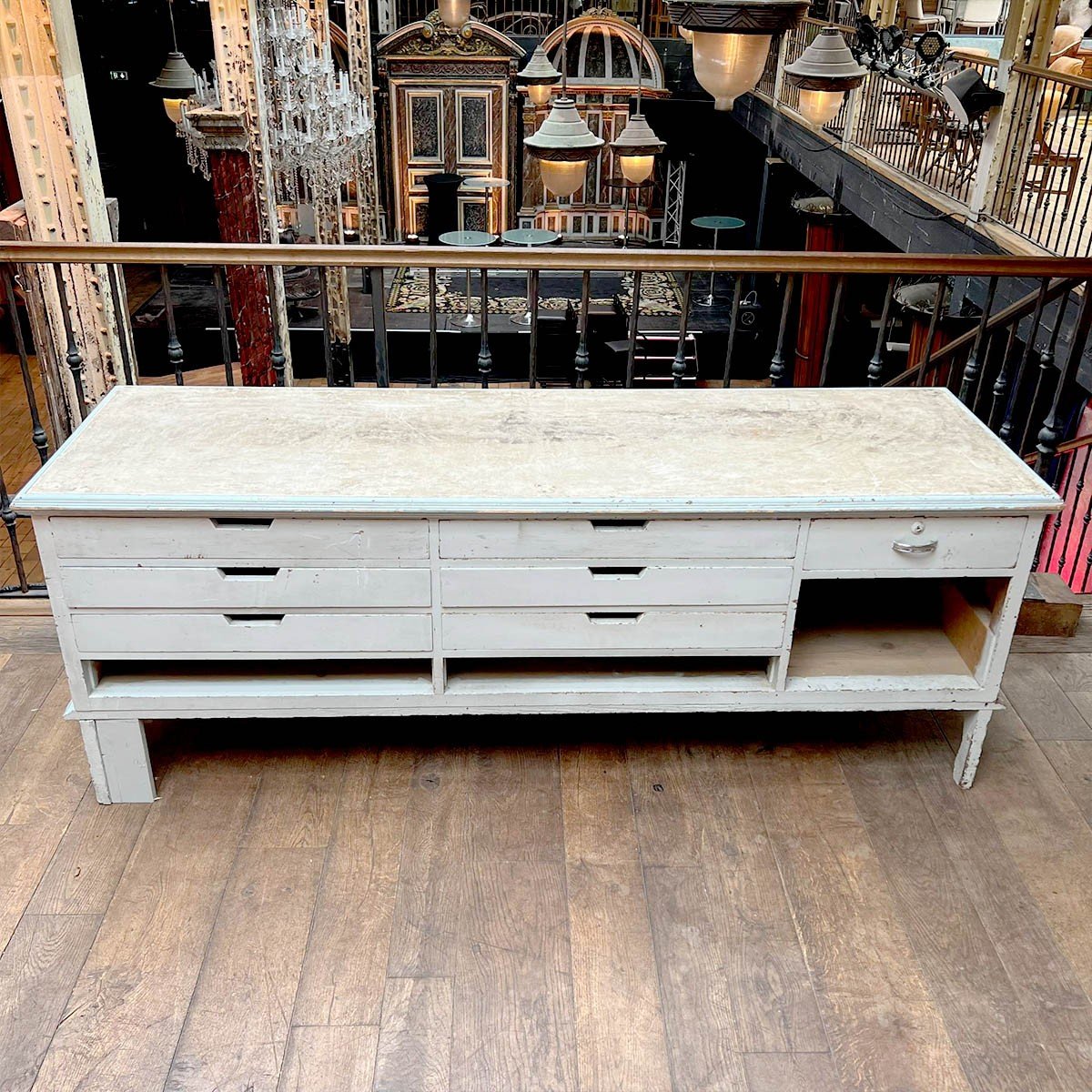 Chest Of Drawers With Stained Glass Window-photo-4