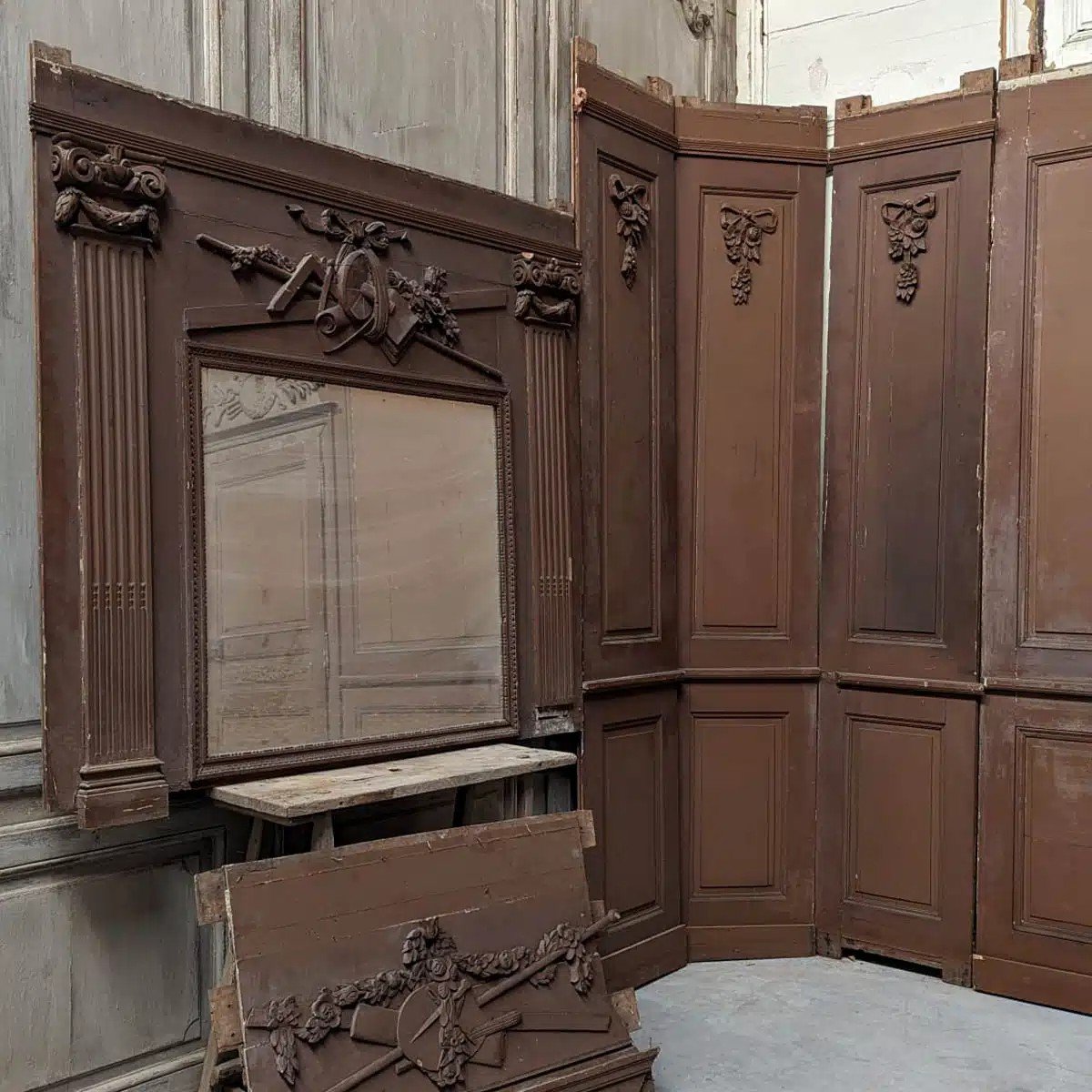 Auvergne Woodwork From The 19th Century, 14.77 M-photo-1