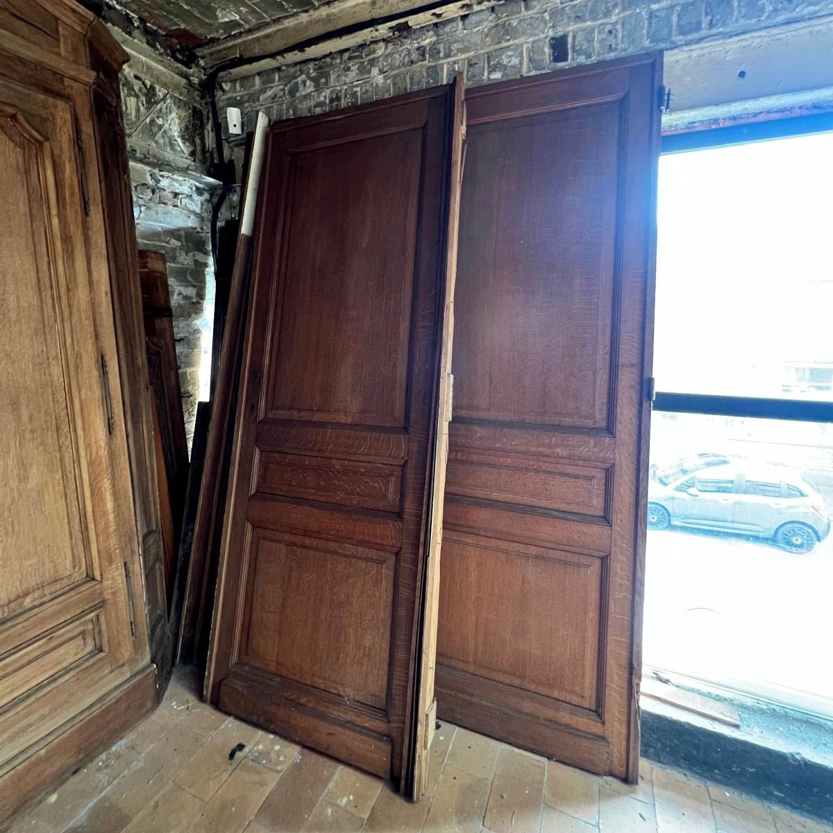 Boiserie En Chêne D’esprit Louis XV 6m Linéaire-photo-1