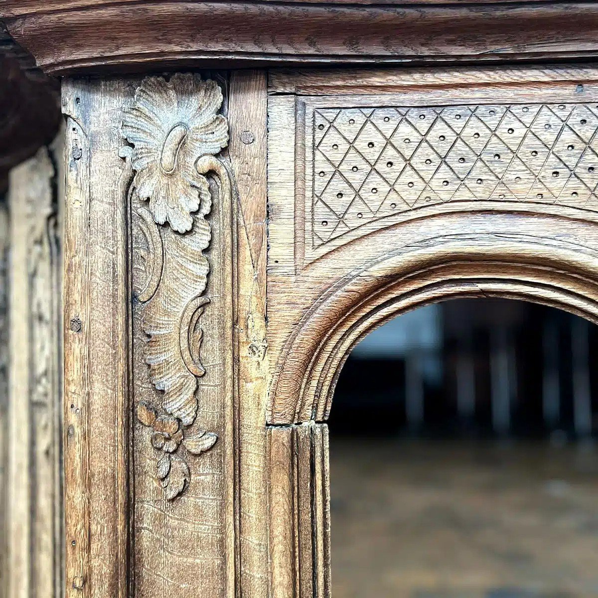 Louis XV Style Oak Fireplace-photo-4