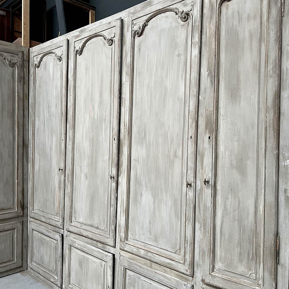 Louis XV Style Storage Front Woodwork-photo-2