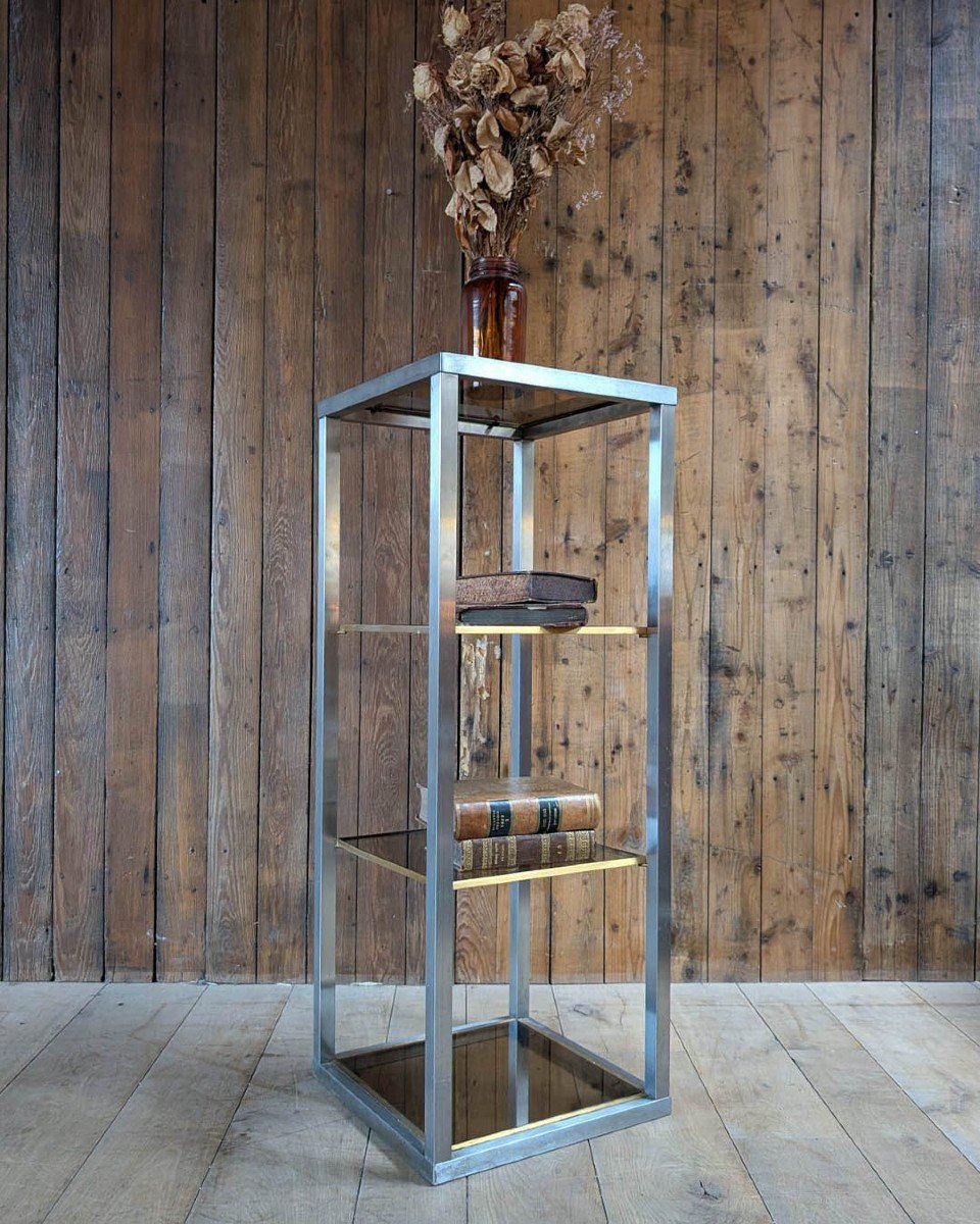 Etagère Maison Bagues En Chrome Et Laiton