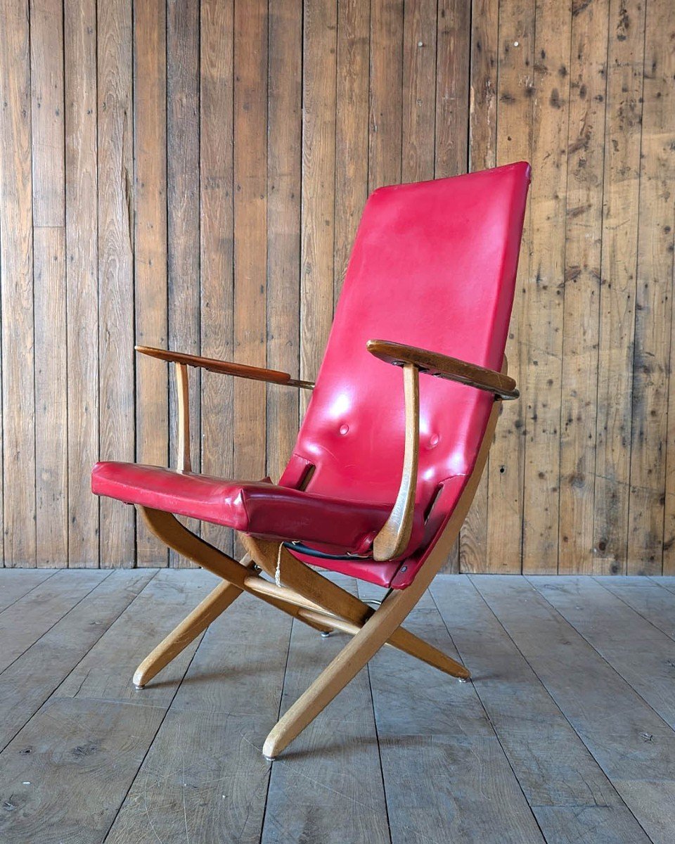 Fauteuil Rouge 1960-photo-2