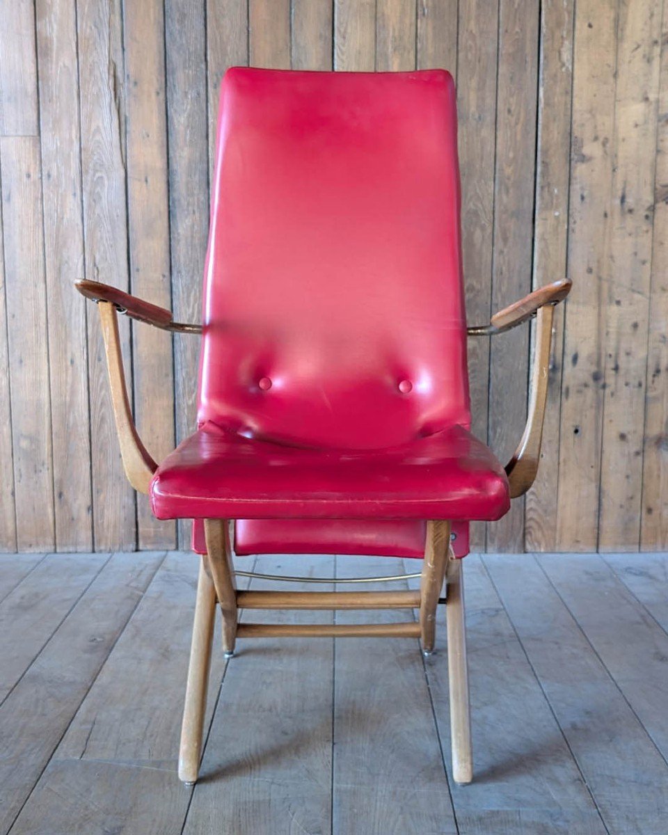 Fauteuil Rouge 1960-photo-4