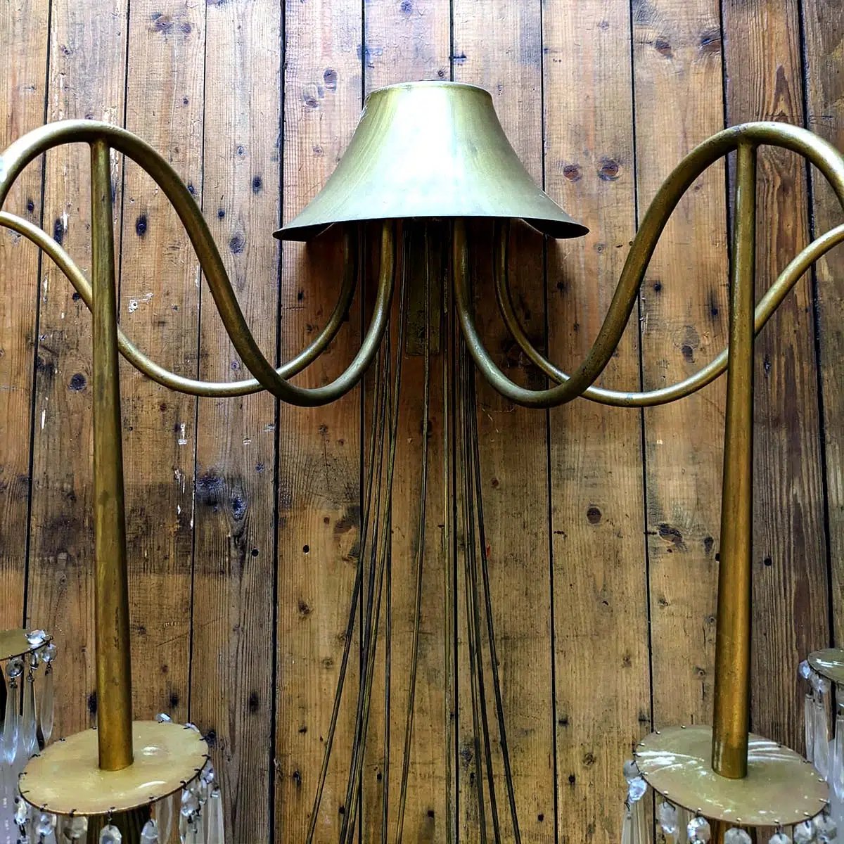 Large Theatrical Wall Lamp-photo-2