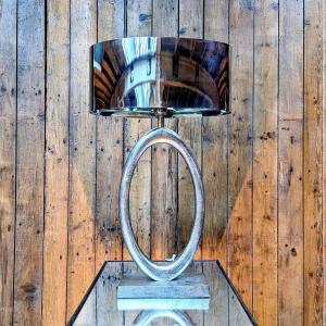 Vintage Chrome Brass Lamp