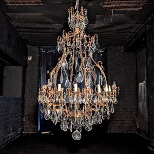 Large Chandelier With Tassels