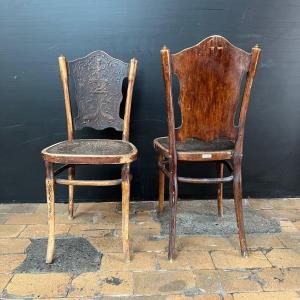 Pair Of Thonet Style Chairs