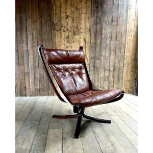 Fauteuil Falcon De Sigurd Resell, Norvège, Années 1970