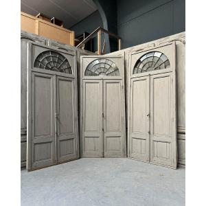 Set Of Double Orangery Doors With Frame