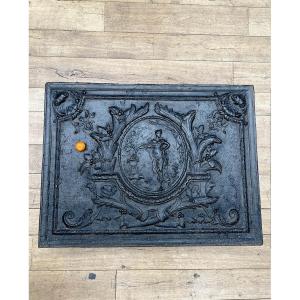 Large Regency Period Fireplace Plate With Returns