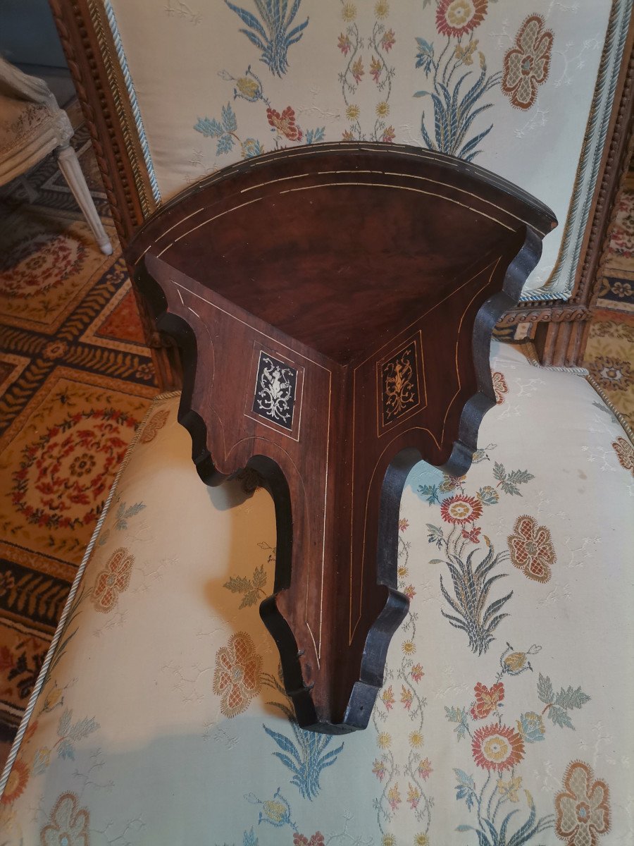 Console d'Angle d'Applique Dans Le Goût Du Début Du XVIIème Siècle époque Napoléon III