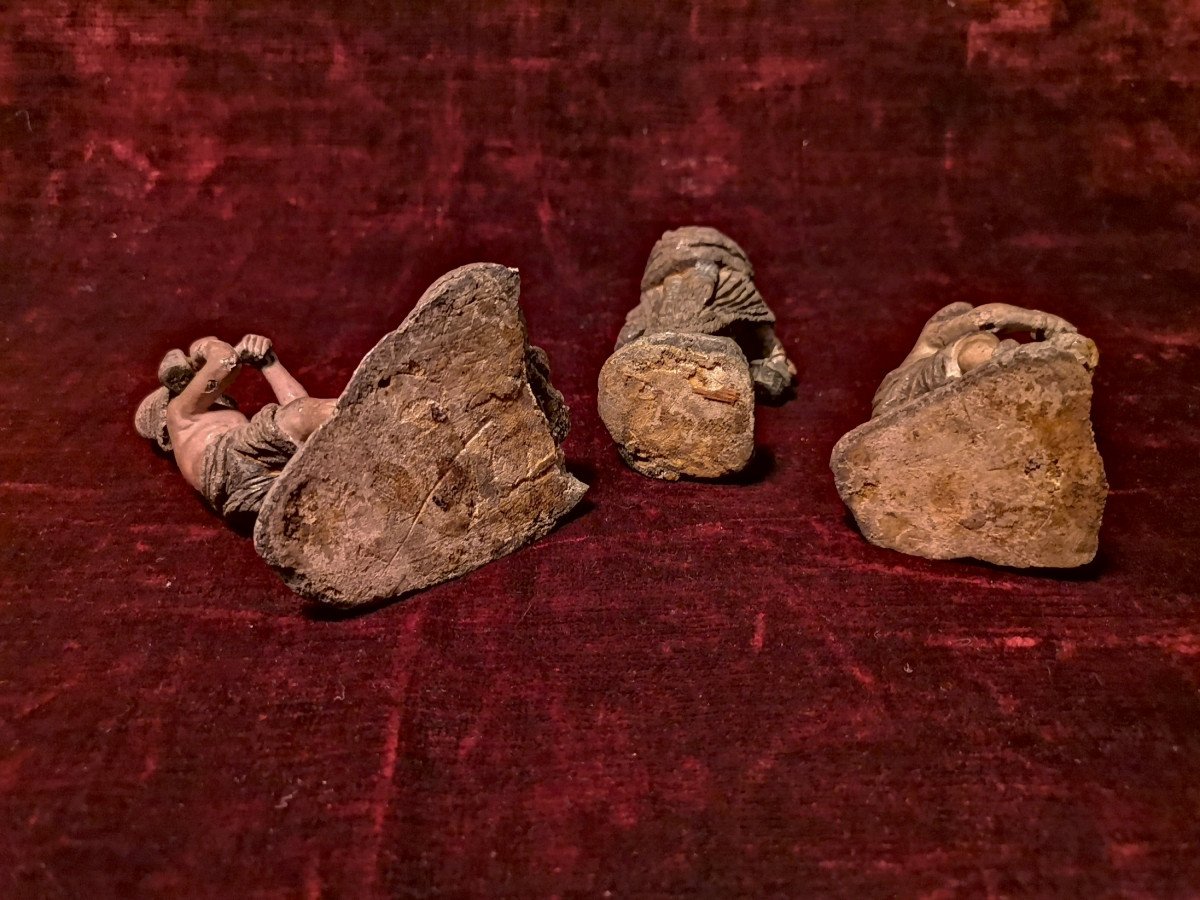 Lot Of Lead Figurines 17th Century-photo-6