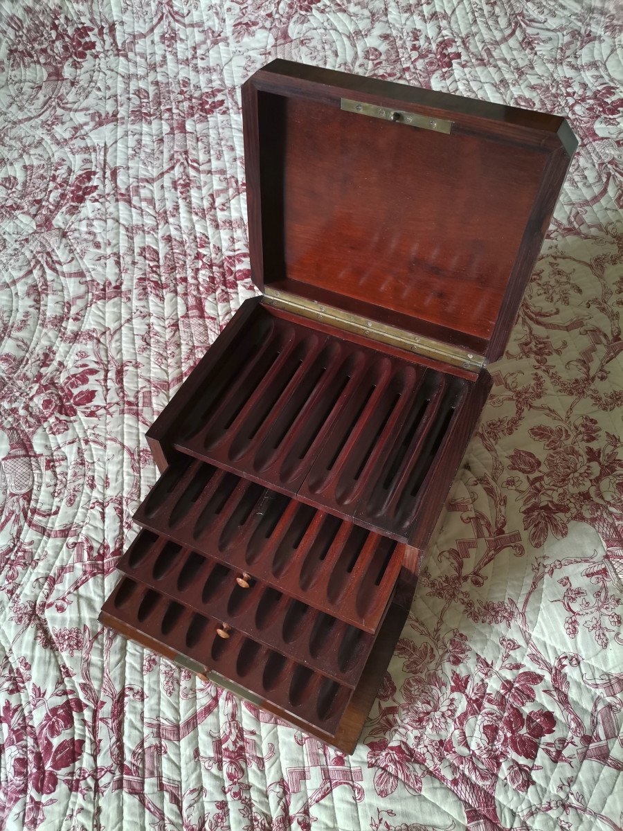 Cigar Humidor From The Napoleon III Period-photo-3