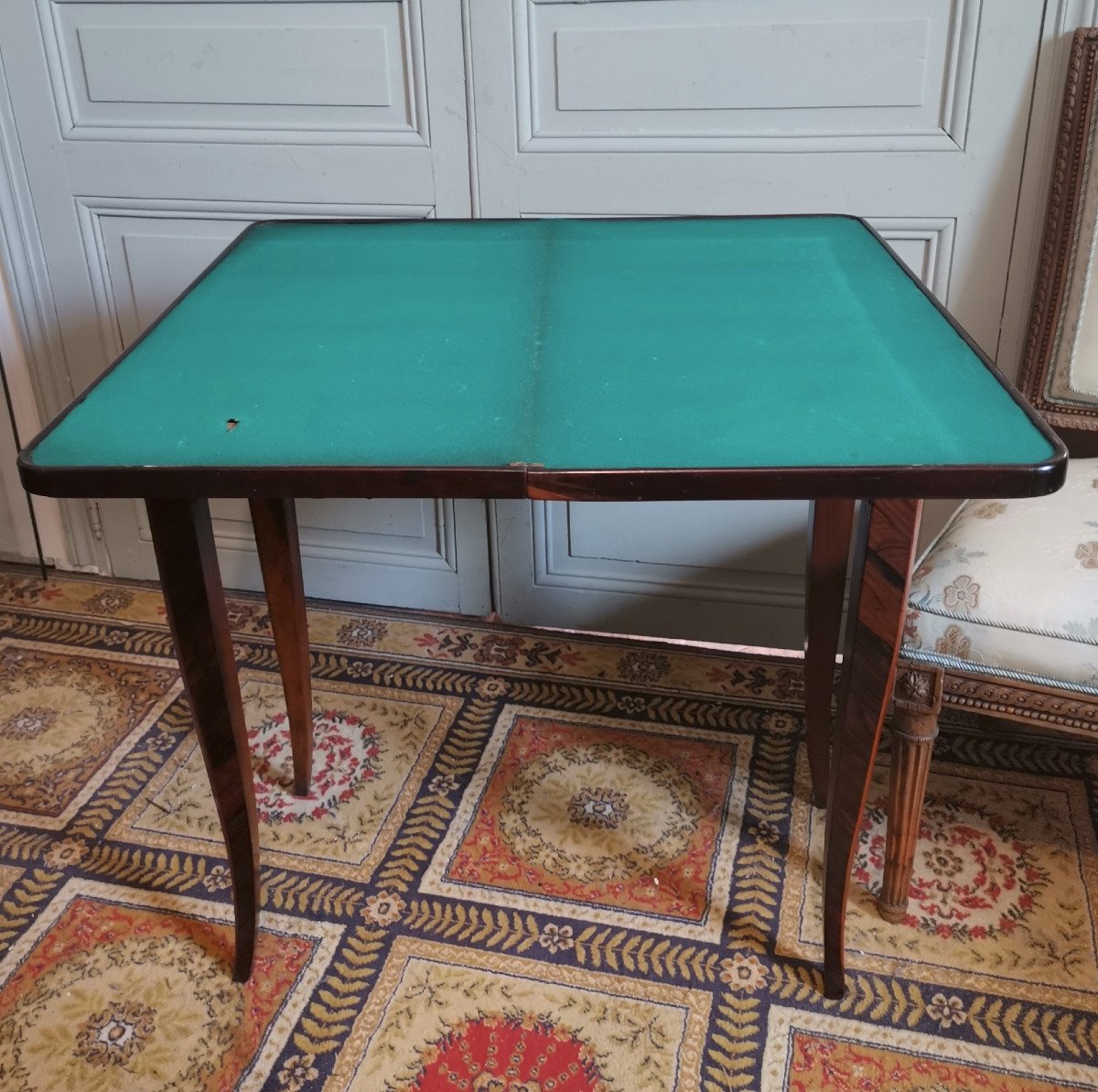 Louis XV Period Marquetry Games Table-photo-4