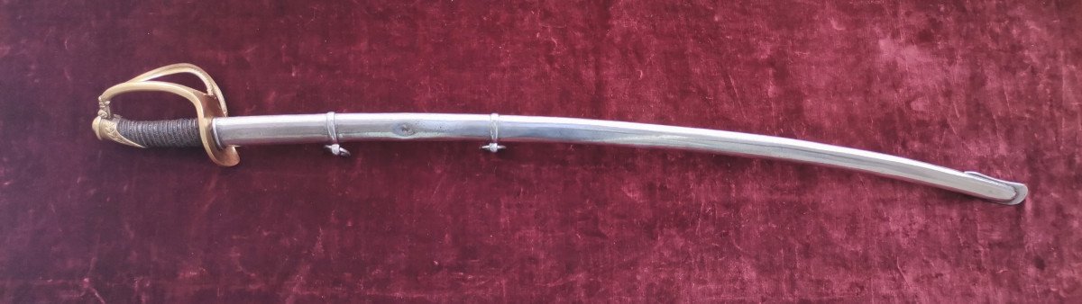 Light Cavalry Officer's Saber Model 1822 Restoration Period-photo-2