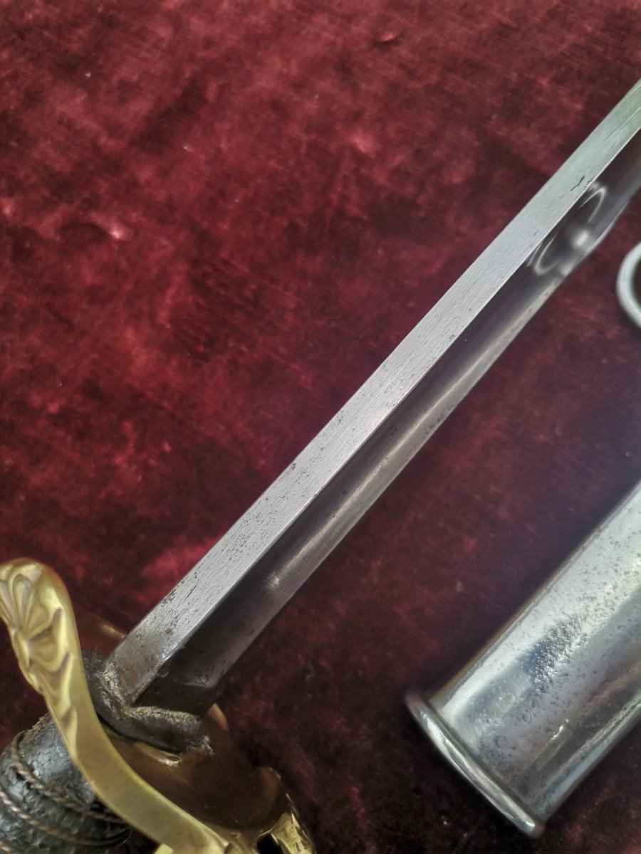 Light Cavalry Officer's Saber Model 1822 Restoration Period-photo-1