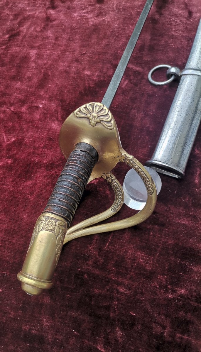 Light Cavalry Officer's Saber Model 1822 Restoration Period-photo-3