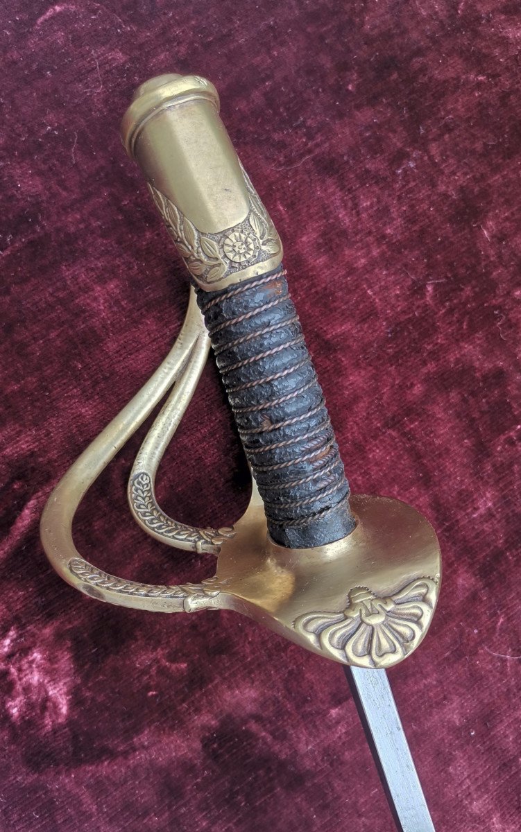 Light Cavalry Officer's Saber Model 1822 Restoration Period-photo-5