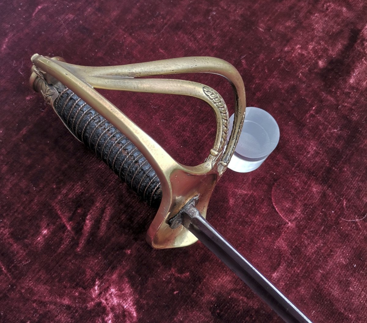 Light Cavalry Officer's Saber Model 1822 Restoration Period-photo-6