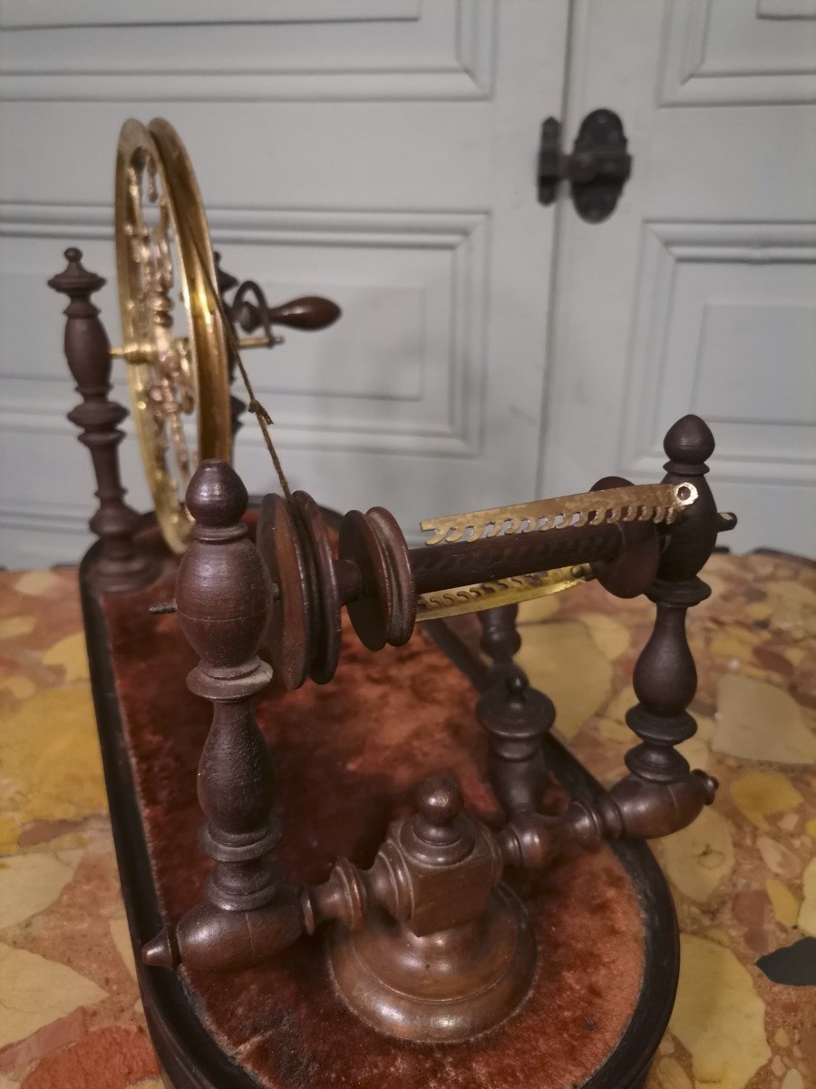 Rare Petit Rouet De Table d'époque Louis XV-photo-2