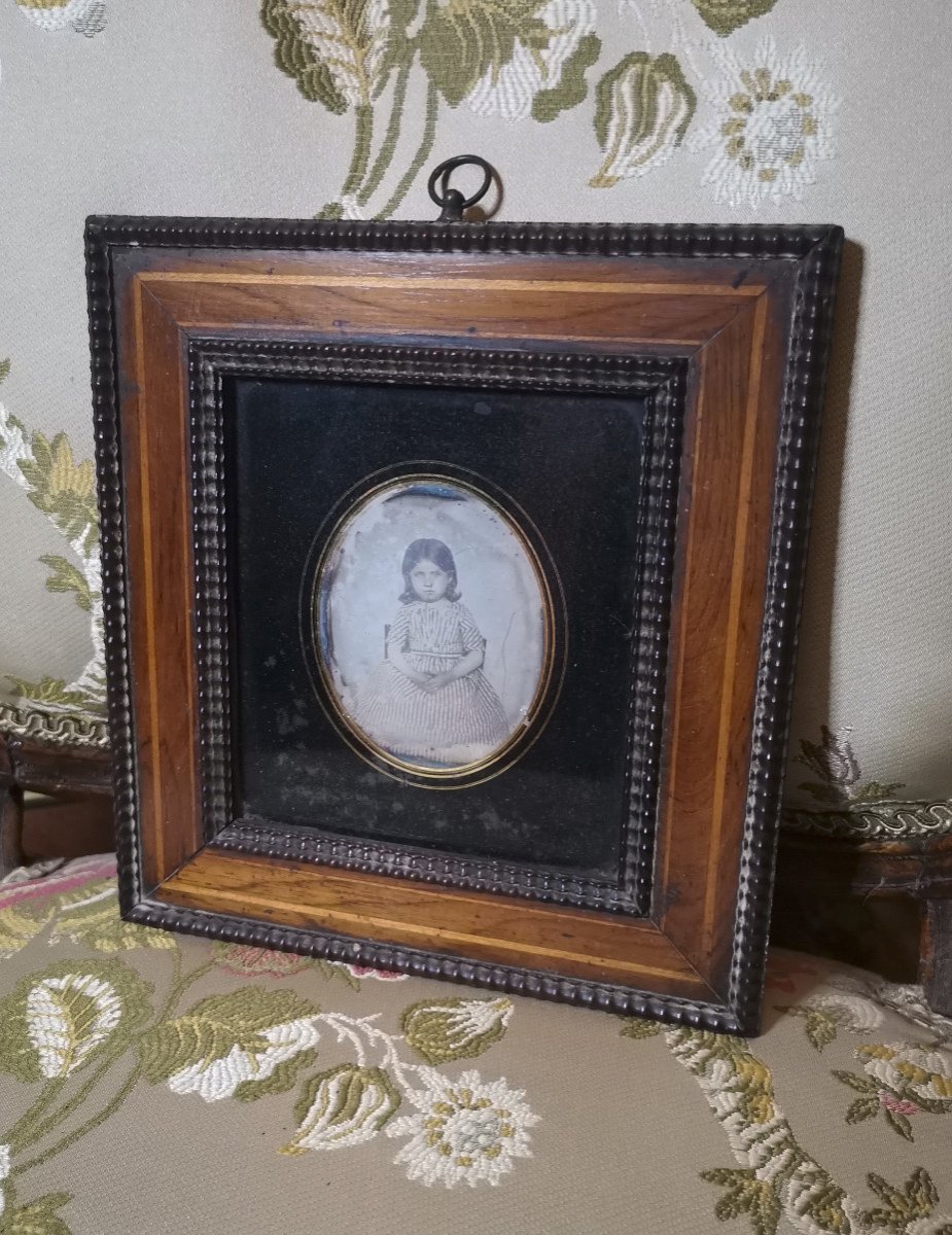 Daguerreotype Of A Little Girl Before 1850