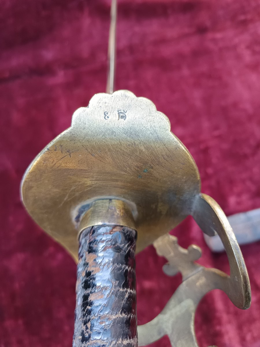 Rare Sabre De Cavalerie Lourde Ou De Dragon Modèle 1779 époque Ancien Régime-photo-8