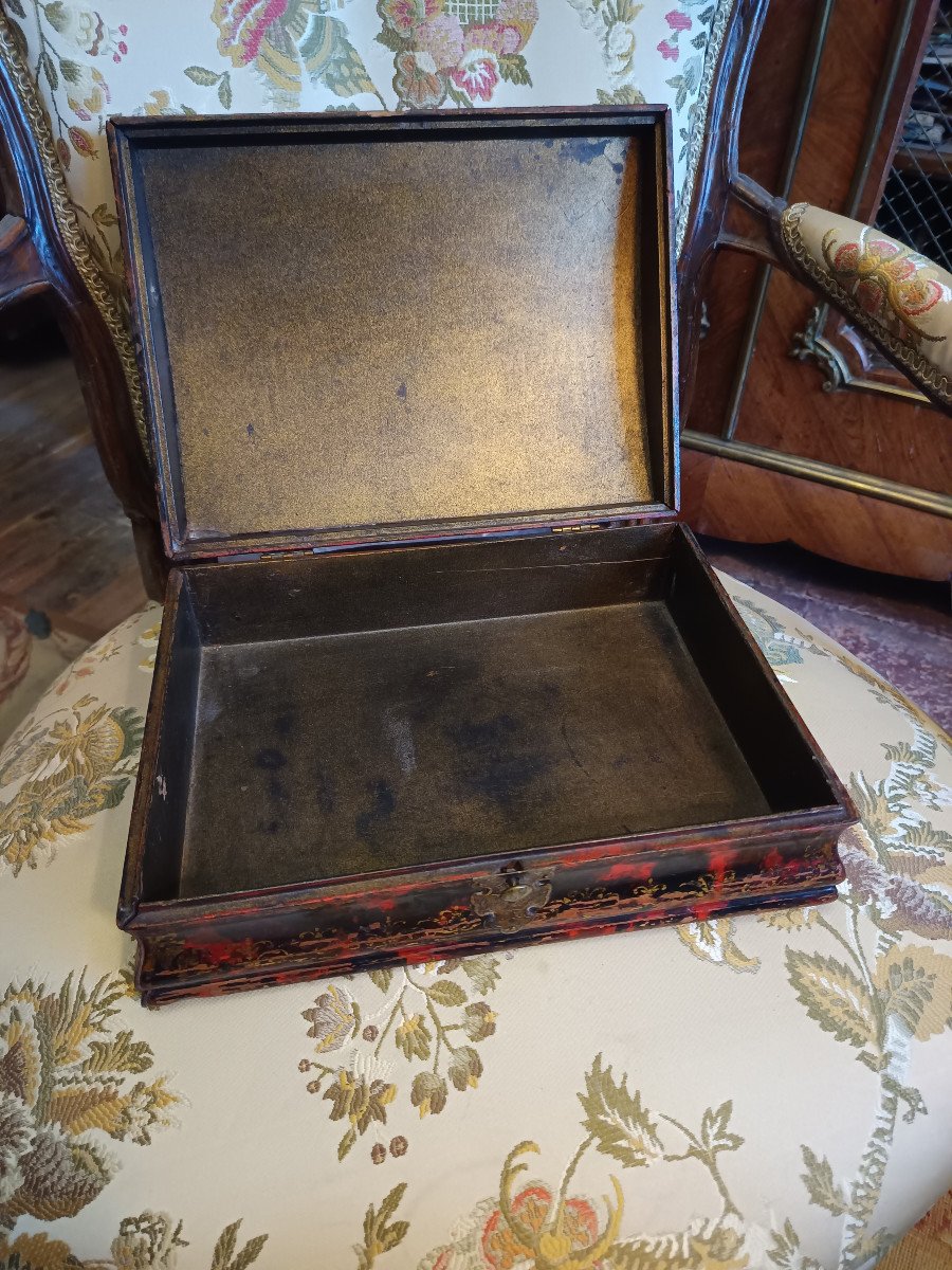 Martin Regency Period Varnish Wig Box-photo-3