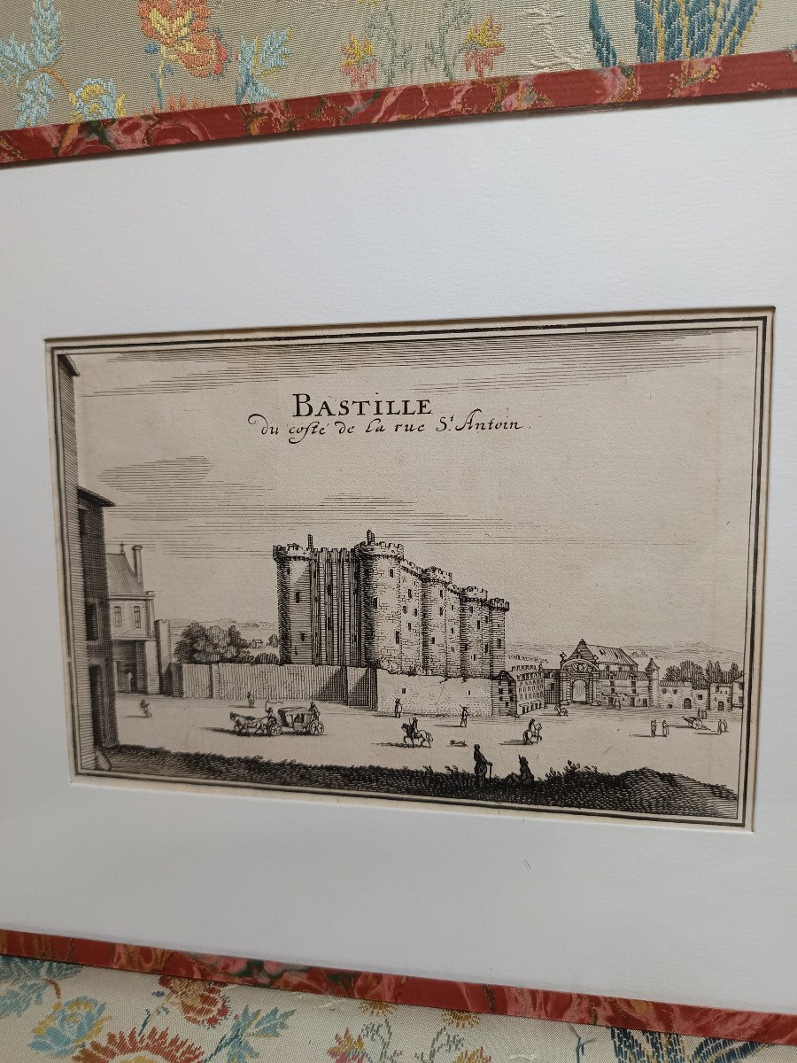 Pair Of Engravings Of The Bastille After Johanne Pieters Circa 1640-photo-2