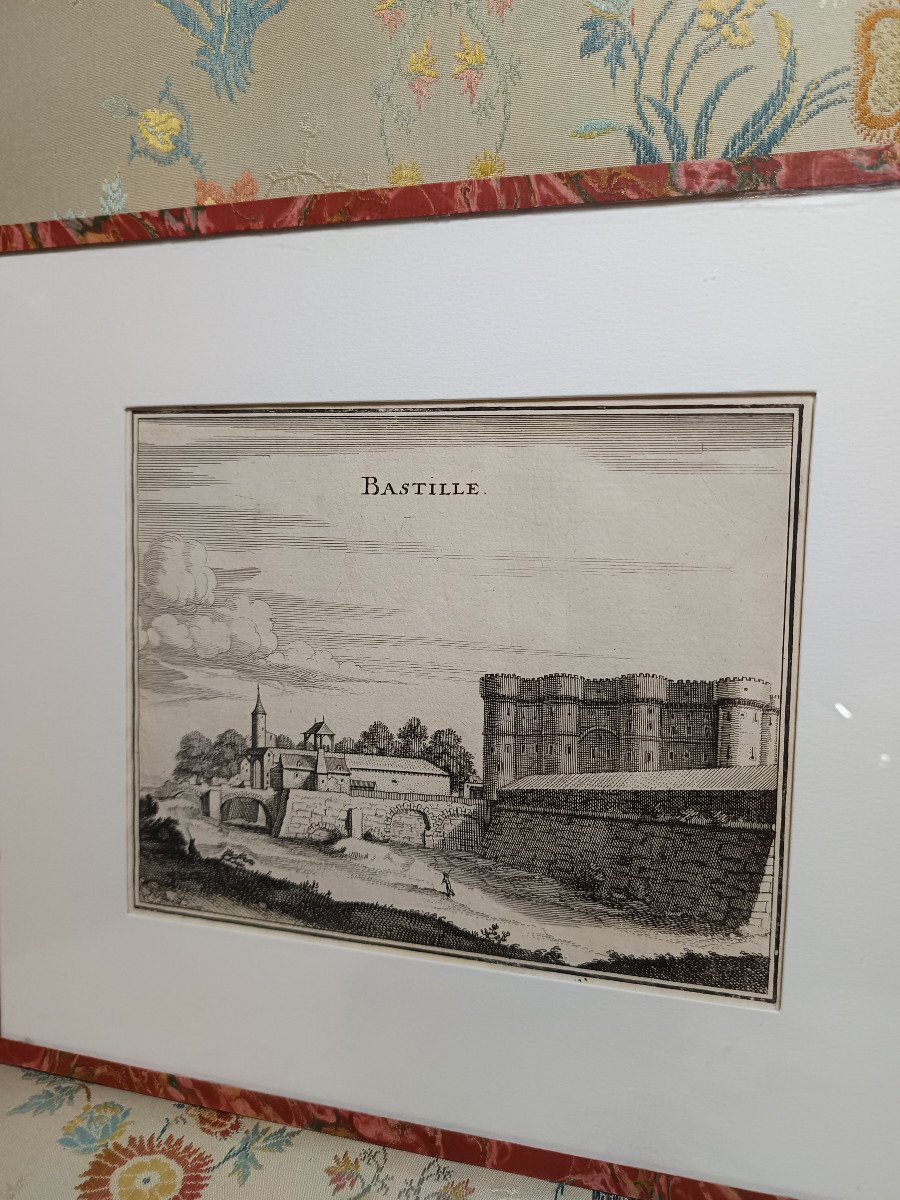 Pair Of Engravings Of The Bastille After Johanne Pieters Circa 1640-photo-3