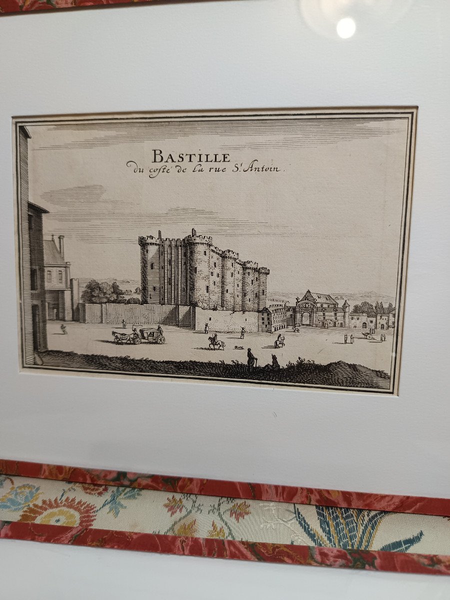 Pair Of Engravings Of The Bastille After Johanne Pieters Circa 1640-photo-2