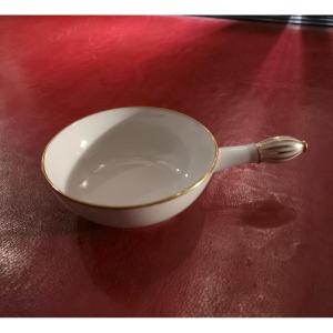 Small Sèvres Porcelain Frying Pan, Late 19th Century