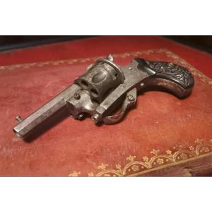 Small 7 Mm Pin Revolver, Late 19th Century