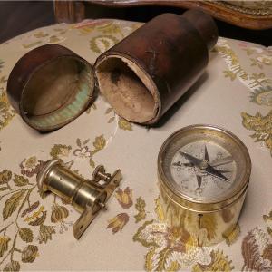 Pantometer Or Surveyor's Compass Signed Gourdin In Paris Dated 1786 Louis XVI Period