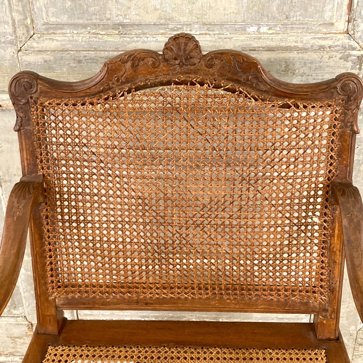 Regence Period Caned Seat-photo-4