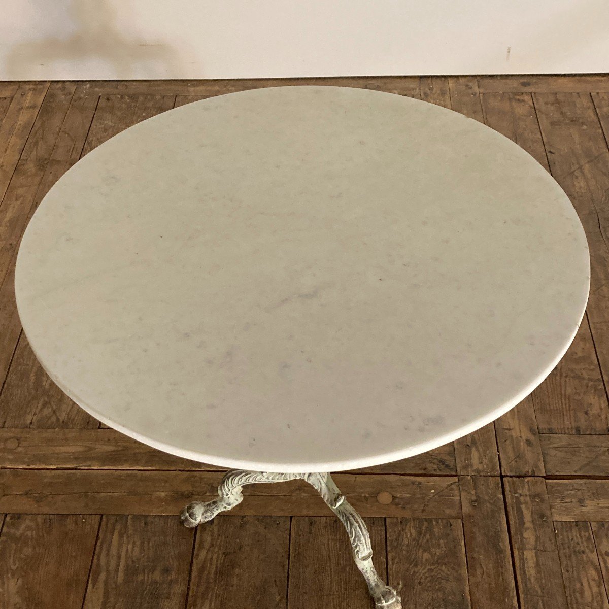 XIX Cast Iron Pedestal Table-photo-4