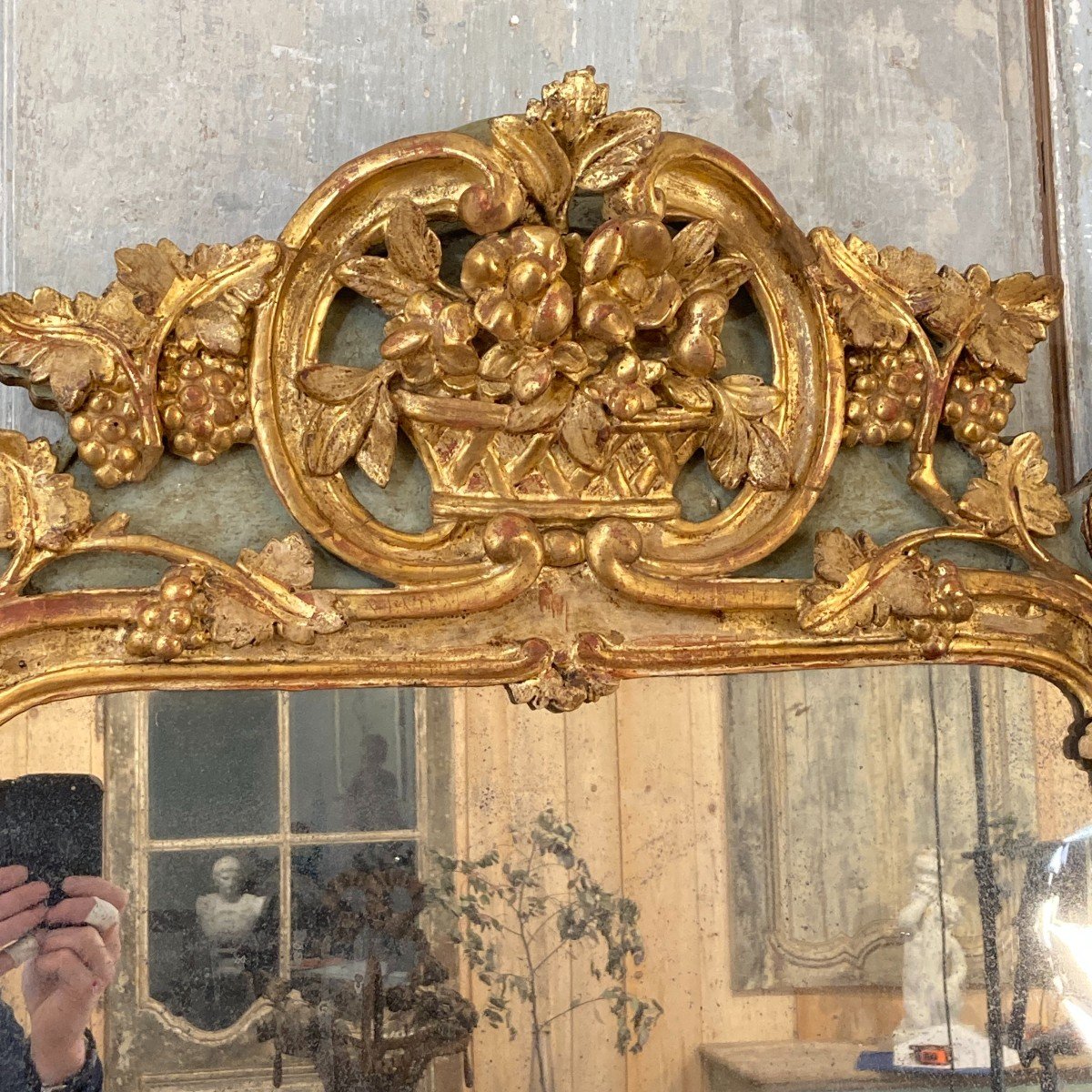Miroir Provençal XVIIIème-photo-4