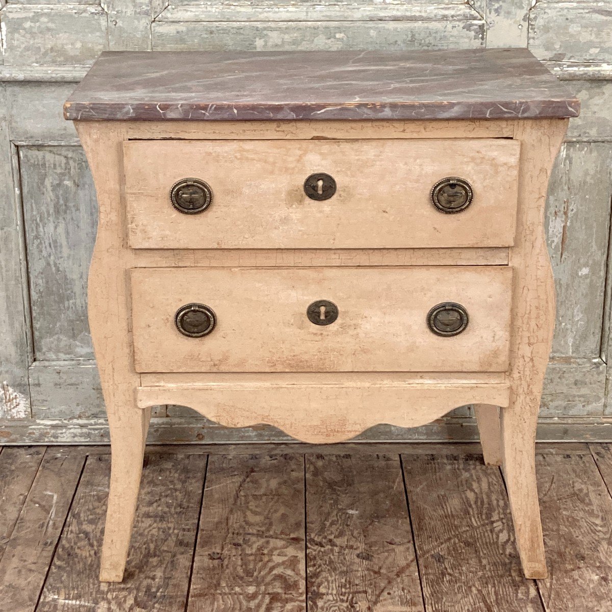 Small Louis XV Style Chest Of Drawers-photo-2