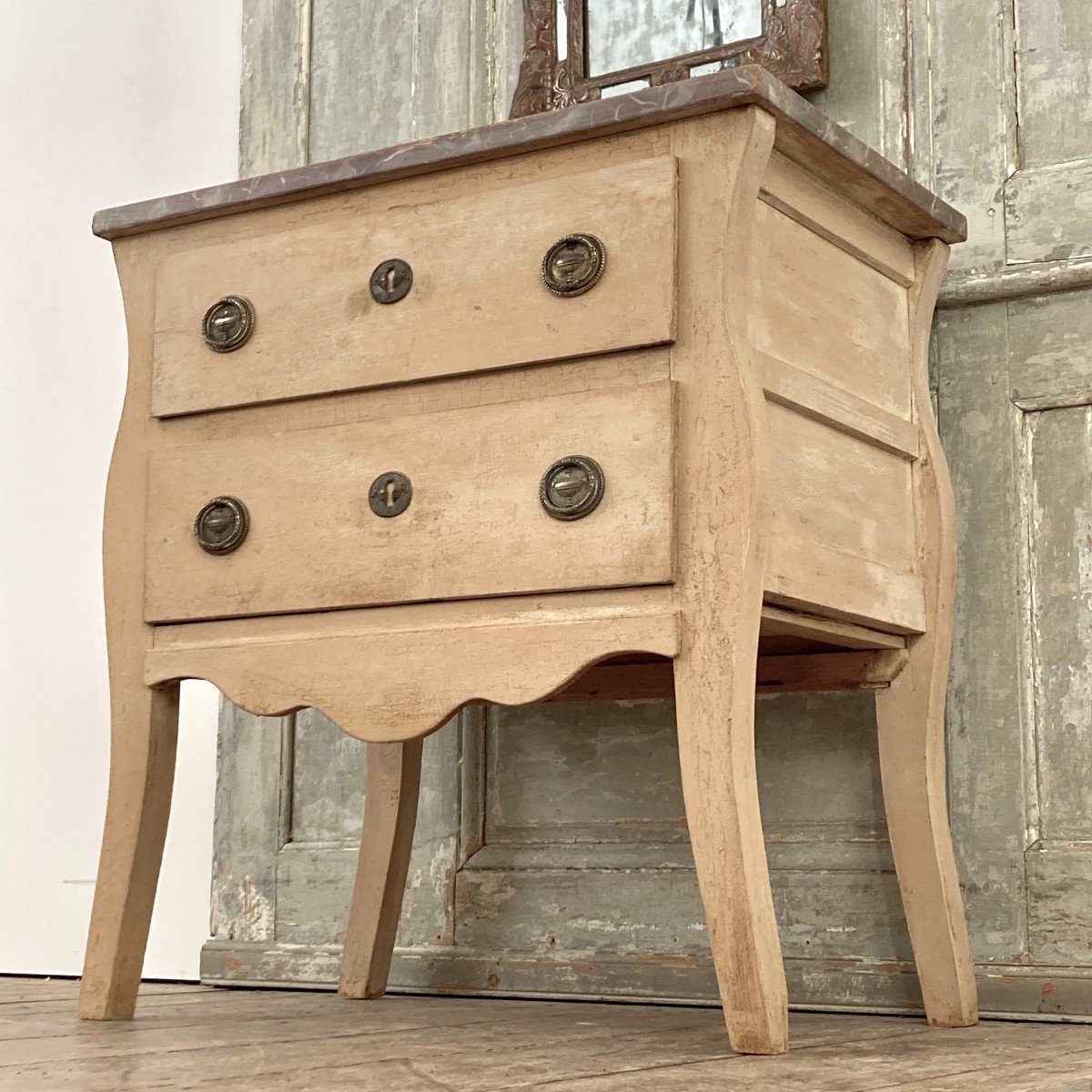 Small Louis XV Style Chest Of Drawers-photo-3