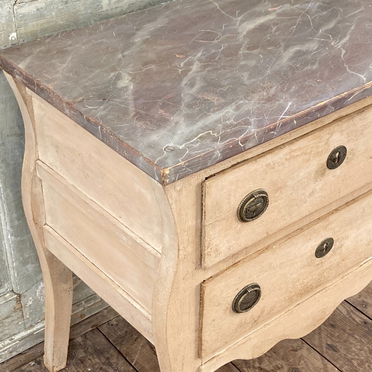 Small Louis XV Style Chest Of Drawers-photo-4