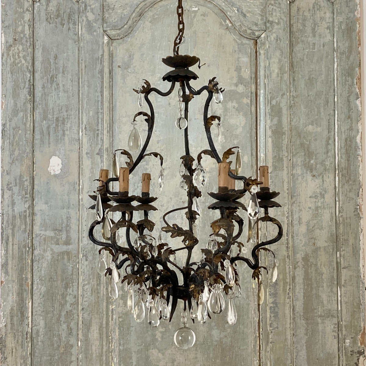 Louis XV Style Cage Chandelier-photo-3