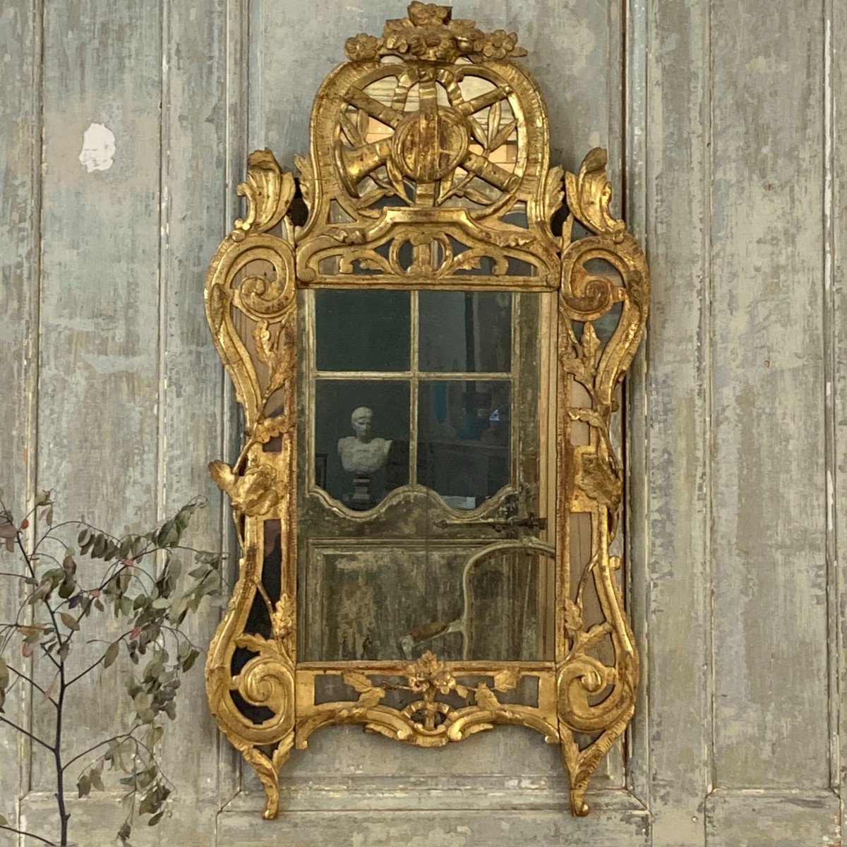 18th Century Provençal Mirror-photo-2