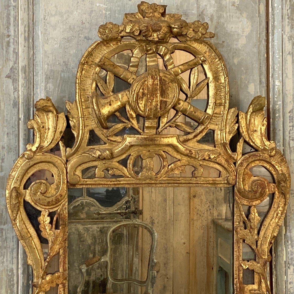 18th Century Provençal Mirror-photo-3